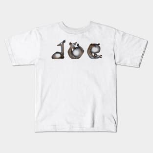 Alphabet Yoga Doe Kids T-Shirt